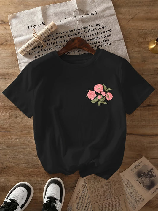 Bible Verse Lettering T-Shirt – Women’s Spring & Summer Casual Christian Tee