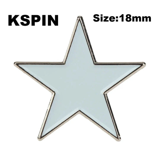 Red Star Lapel Pin – Enamel Brooch Badge for Jackets, Shirts & Backpacks