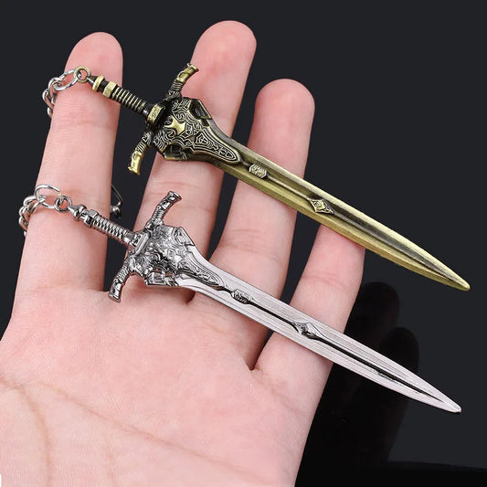 Dark Souls Game Keychain – Sun Knight, Artorias Sword, Ornstein Shield & Smough Hammer Pendant