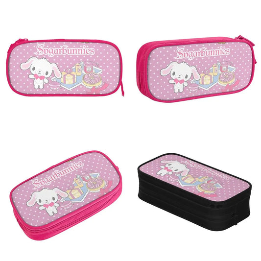 Sugarbunnies Pencil Case – Cute Sugar Rabbit Classic Pen Box for Girls &amp; Boys