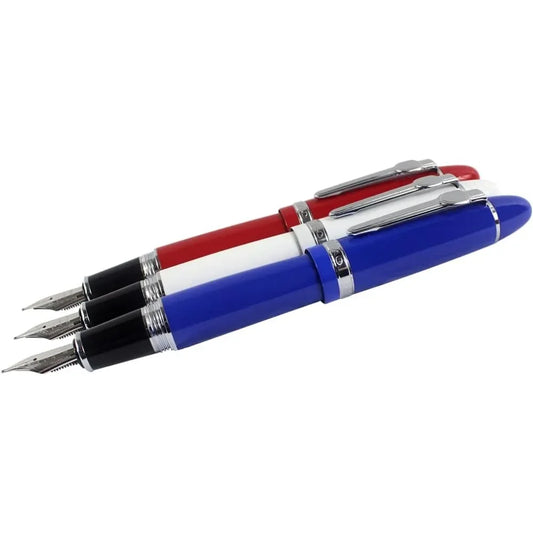 Jinhao 159 Luxury Fountain Pen Set – 3Pcs/lot Calligraphy Pens with Bent Nib