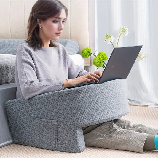 Soft Reading Pillow – High-Density Memory Foam Bed Rest Pillow for Adults