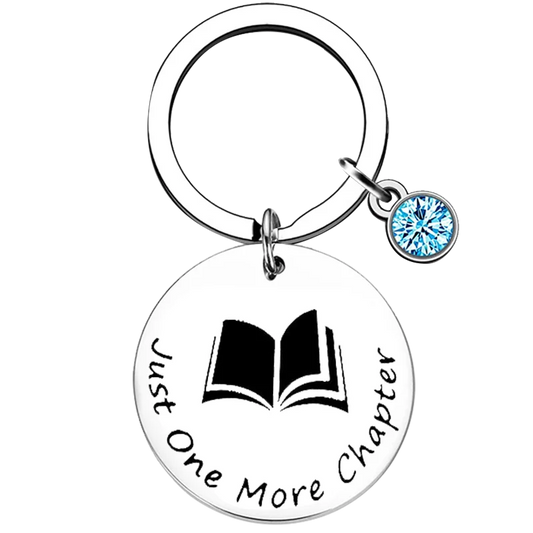 Book Lover Keychain – Cute Gift for Readers, Writers & Bibliophiles