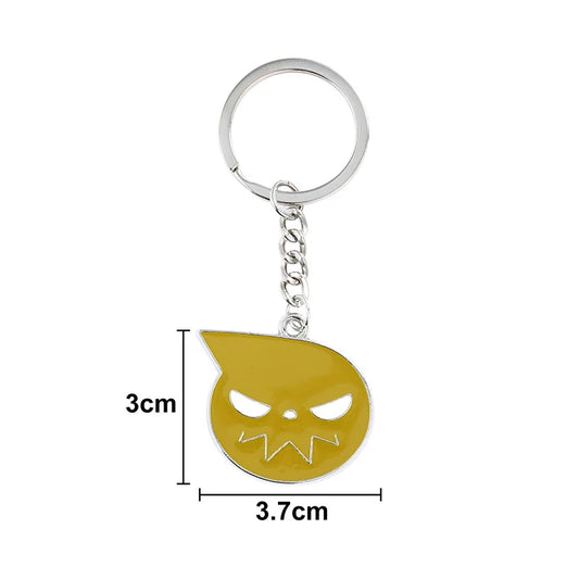Soul Eater Death the Kid Keychain – Anime Metal Cosplay Pendant