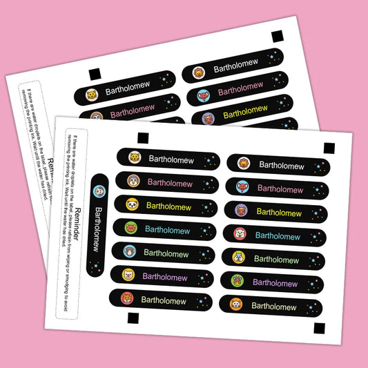 Customized Waterproof Name Stickers – Scratch-Resistant Labels for Gym Bottles, Office Cups, School Supplies & DIY Projects
