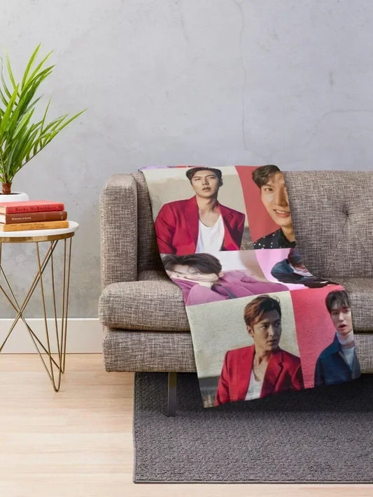 Lee Min Ho Throw Blanket – Fluffy & Soft Multi-Purpose Blanket for Bed or Baby Use