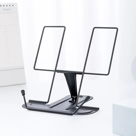 Portable Adjustable Book Holder – Reading Stand for Cookbooks, Tablets & Phones