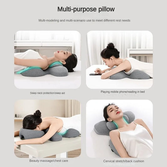 Lie-On-The-Bed Sleeping Pillow – Multi-Position Support Pillow for Reading, Working & Relaxing