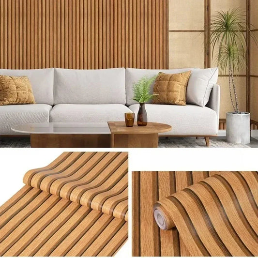 Grid Wall Stickers – Self-Adhesive, Waterproof Wallpaper for Bedroom & Living Room Accent Walls