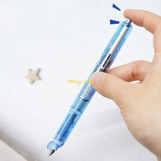 C90C Retractable Calligraphy Fountain Pen – With 5 Ink Cartridges for Journaling & Handwriting