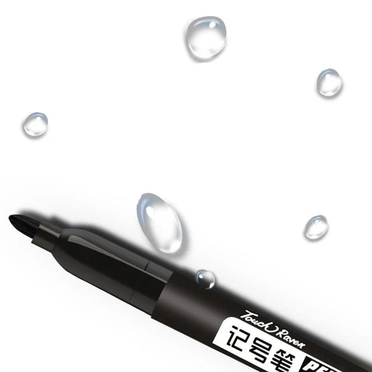 3pcs/Set Permanent Marker Pens – Waterproof Fine Point (1.5mm) in Black, Blue & Red