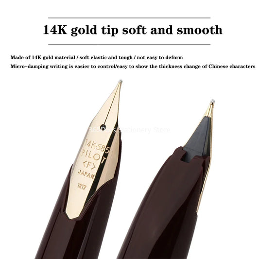 Japan PILOT Elite 95s Fountain Pen – 14K Gold Nib, Pocket Design, 95th Anniversary Edition