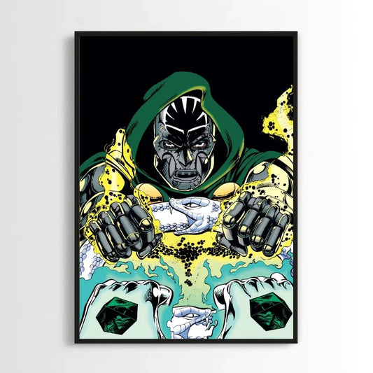 Marvel Doctor Doom Canvas Poster – Supervillain Wall Art for Home & Office Decor