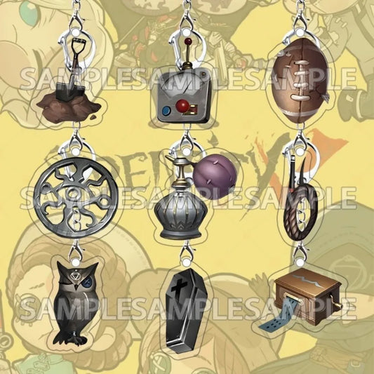Identity V Anime Game Keychain – Cosplay Acrylic Pendant for Fans & Couples