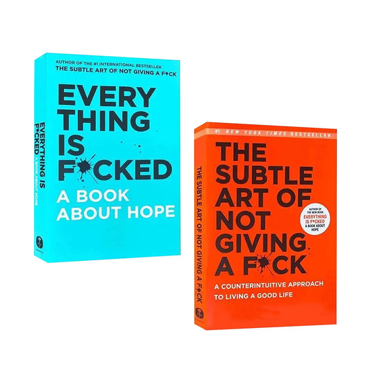 The Subtle Art of Not Giving a F*ck / Reshape Happiness / How to Live As You Want by Mark Manson – Self-Management & Stress Relief Books