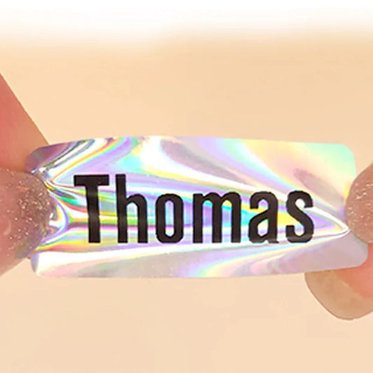Customized Name Stickers – T1 Laser Color Waterproof Labels for Books, Cups & Documents