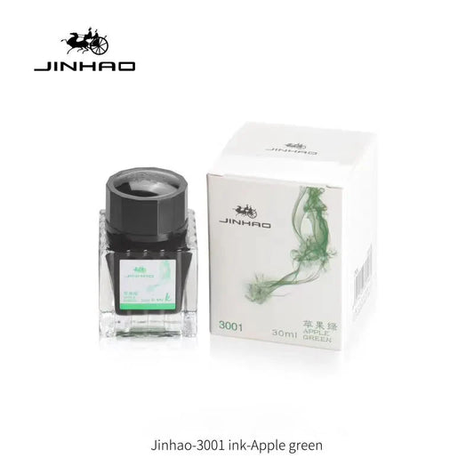 JINHAO 30ml Fountain Pen Ink – Non-Carbon Refill in Glass Bottle for Office & School
