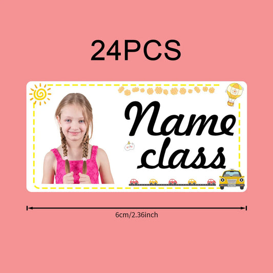 Personalized customized children's name stickers, kindergarten school must have name tags,waterproof stationery book sticker ZP1