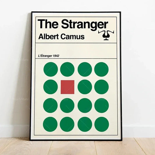 Fall by Albert Camus Poster – Sacred Comedy Literary Wall Art for Philosophy & Fiction Lovers