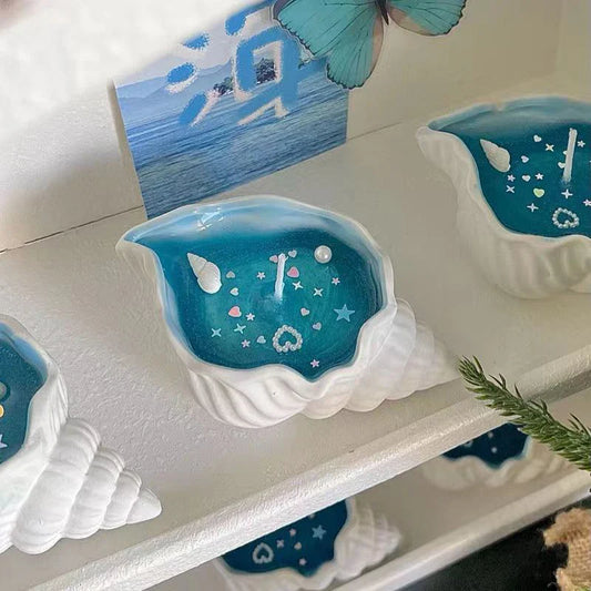 Conch Scented Candles – Luxurious Jelly Aromatherapy in Dreamy Ocean Style