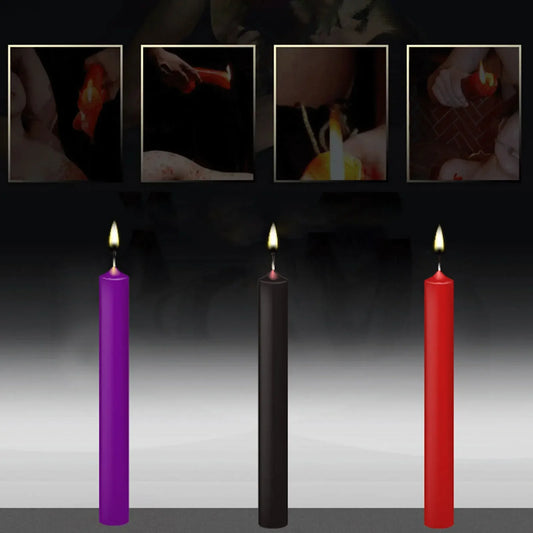 3PCS Low Temperature Romantic Candles – Sensual Wax Play Candles for Couples