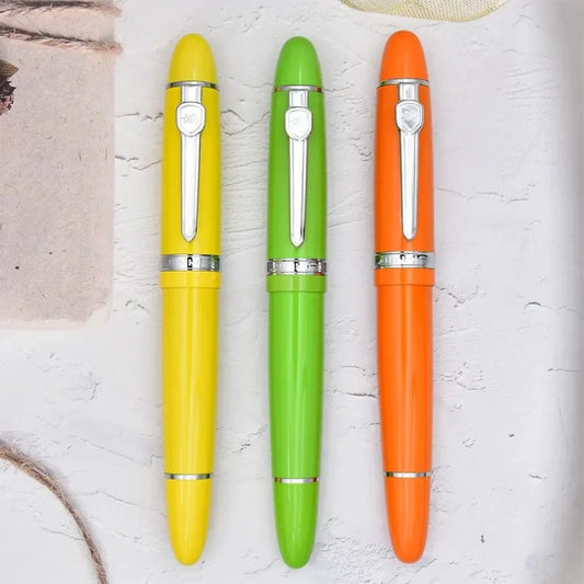 Jinhao 159 Luxury Fountain Pen Set – 3Pcs/lot Calligraphy Pens with Bent Nib