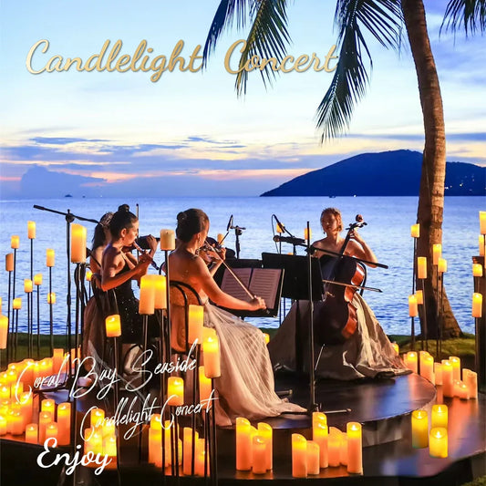 LED Flameless Flickering Candles – Battery Operated Pillar Lights (10–120pcs)