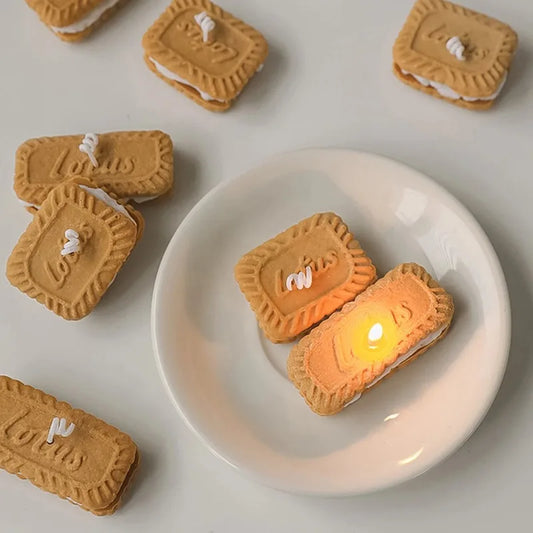 Cookies Aromatherapy Candle – Creative Scented Candle for Gifts & Home Decor