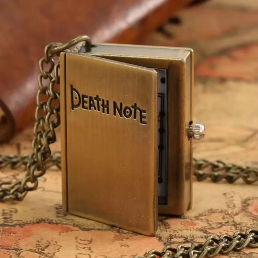 Antique Necklace Chain Clock Pendant – Vintage Book Quartz Pocket Watch