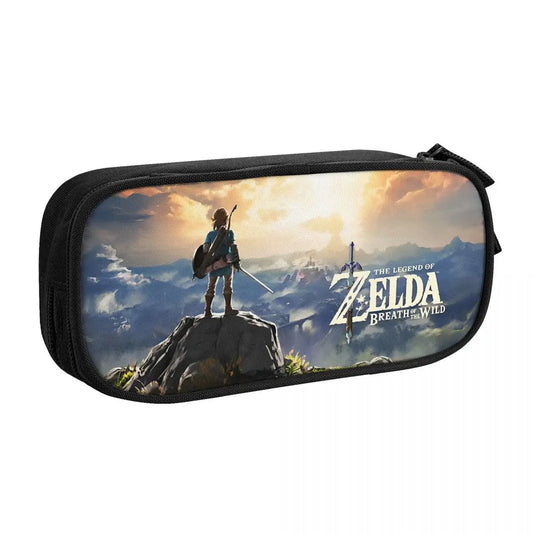 Funny Z-Zeldas Game Pencil Case – Classic Zipper Pen Bag for Kids & Students