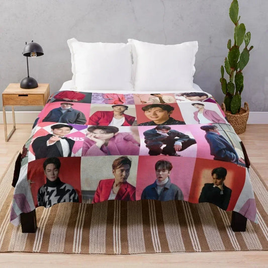 Lee Min Ho Throw Blanket – Fluffy & Soft Multi-Purpose Blanket for Bed or Baby Use