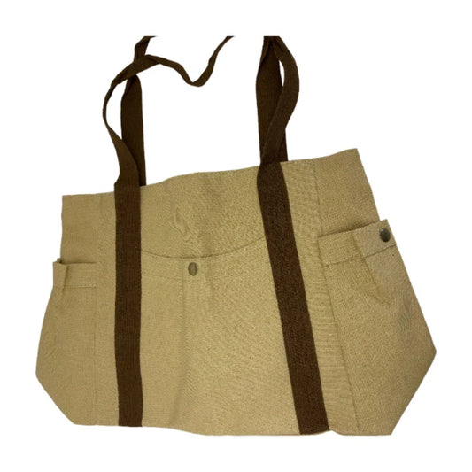 Large Capacity Canvas Tote Bag – College Style Shoulder Bag for Women