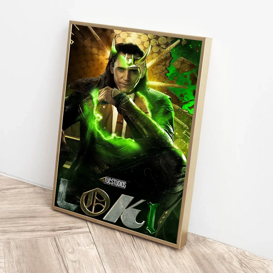 Cool L-Loki Movie Anime Posters – Waterproof Sticky Paper Stickers for Wall Decor