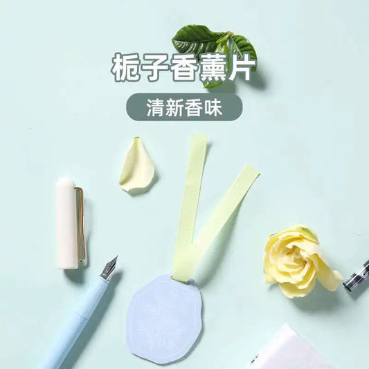 Gardenia Blooming Fountain Pen Gift Set – Elegant EF Nib with Black Ink Cartridges