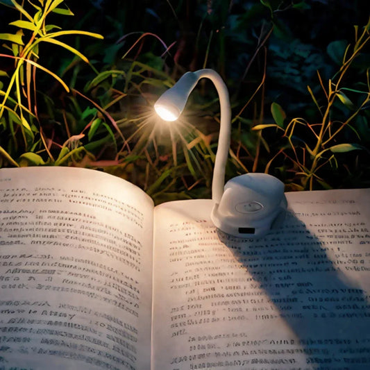 New Design LED Book Light – Eye Protection Clip-On Reading Lamp with 3-Color Modes & 360° Flip
