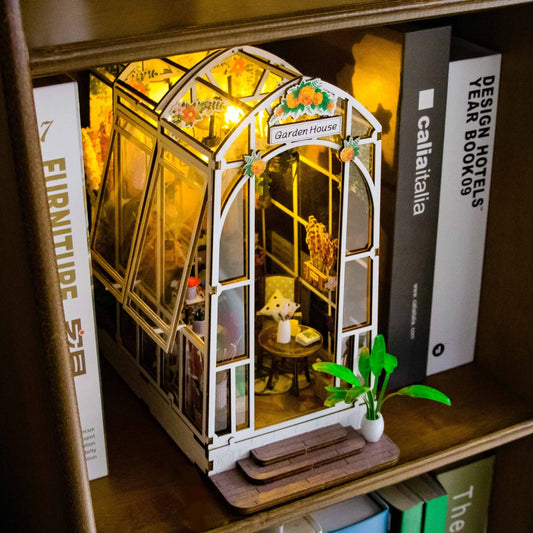 DIY Book Nook Kit – Micro Model Bookshelf Insert for Home Décor