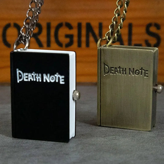 Antique Necklace Chain Clock Pendant – Vintage Book Quartz Pocket Watch