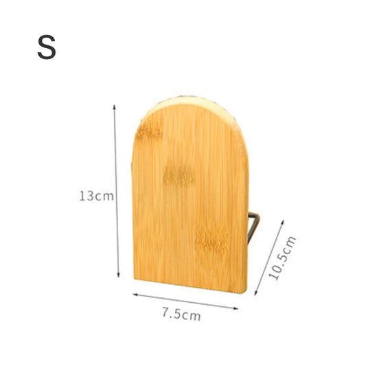 Nature Bamboo Desktop Organizer – Bookends & Shelf Holder Bookrack
