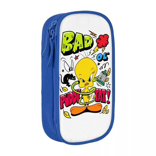Space Jam "Stay Crazy" Pencil Case – Classic Storage Bag for Kids