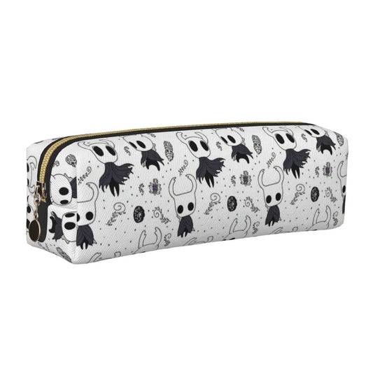 Hollow Knight Pattern Pencil Case – Classic Large Capacity Pen Bag for Students