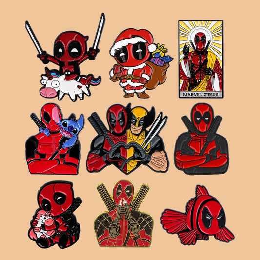 Cool Movie Figures Enamel Pins – Cartoon & Anime Brooch Badges for Fans